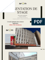 Présentation de Stage