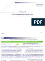 Capitulo VII. Procedimientos No Contenciosos