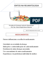 Aula Medicamentos Na Reumatologia