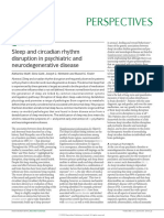 Sleep and Circadian Rhythm Disruption in Psychiatric and Neurodegenerative