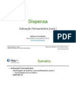 Dispensa (Cont.) - Gripe - Febre