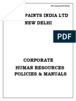 HR Policies Manuals