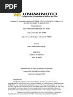 Informe Ejecutivo Parte 6 Pronóstico de Ventas y Puntos de Control de Marketing