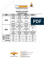 MENU SEMANAL DEL 12 Al 15 de DICIEMBRE