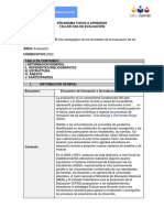 Protocolo Cda Evaluación Ciclo 1