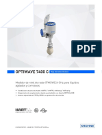 TD OPTIWAVE7400 Infotecnica