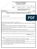 Avaliação de História - 5º Ano - 2trimestre - 2022