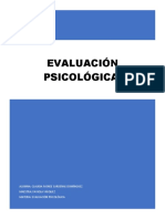 Evaluación Psicológica