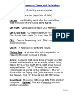 Common Computer Terms and Definitions