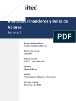 Bolsa de Valores y Mercados Financieros