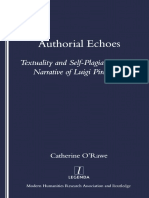 Catherine O'Rawe - Authorial Echoes - Textuality and Self-Plagiarism in The Narrative of Luigi Pirandello (2005, Legenda (MHRA) - Routledge) - Libgen - Li