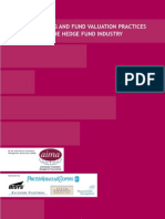 Aima Asset Pricing and Fund Valuation in The Hedge Fund Industry Exec Summary April 2005