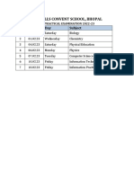 Board Practical Examination 2022-23