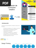 Elaboración de Curriculum Creativo