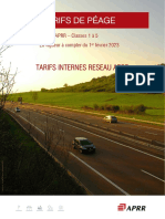 Tarifs 2023 APRR