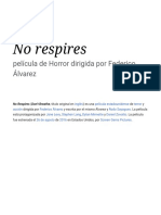 No Respires - Wikipedia, La Enciclopedia Libre