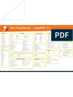 CakePHP 1.2 Cheatsheet