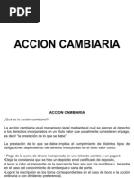 Accion Cambiaria