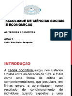 Aula 7 Teorias Cognitivas