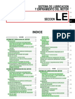 Sistema de Lubricacion Y Enfriamiento Del Motor: Indice