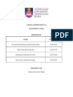 LAW531 - Dalili, Ariff, Fatiha, Arlene - Third Assessment-Jurisprudence