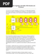 Temporizador Regresivo de Hasta 100 Minutos Con PICmicro