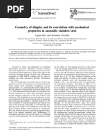 2008-Das-Geometry of Dimples and Its Correlation With Mechanical Properties in Austenitic Steel