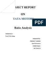 Tata Motors Ratio Analysis