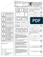 DND 5e - Ficha - Guerreiro - Editável