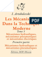 I. Artobolevski - Les Mécanismes Dans La Technique Moderne - Tome 5 Partie 1 - Mir - 1978