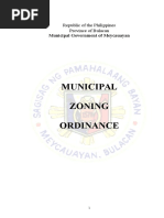 Zoning Ordinances Meycauayan Bulacan