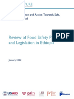 Review of Food Safety Policy in Ethiopia