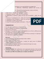 Comparative Law - Lecture 1