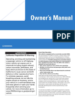 2022 Honda Civic Owners Manual