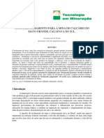 Plano de Fechamento para A Mina de Calcário Do Mato Grande - Caçapava Do Sul