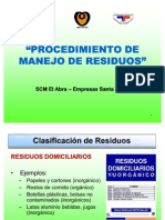 Capacitación Proc. - Manejo de Residuos Rev.01