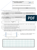 Evaluación Parabolas