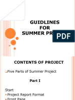 Project Guideline