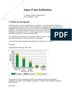 Bilan Énergétique D'une Habitation