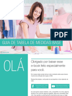 Ebook Guia de Tabela de Medidas Base