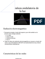 La Naturaleza Ondulatoria de La Luz