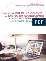 Prevencion de Adicciones A Las TIC en Adolescentes y Adultos Con Autismo - Guía para Terapeutas