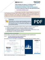 Instructivo para PPFF o Tutores Legales - Registro de La Solicitud Mi Primer Ingreso 2023