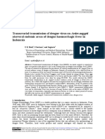 Transovarial Transmission of Dengue Virus On Aedes Aegypti Atseveral Endemic Areas of Dengue Haemorrhagic Fever in Indonesia