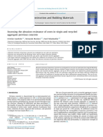 Assessing The Abrasion Resistance of Cores in Virgi 2014 Construction and Bu