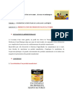 02-Presentation de Produits Manufactures