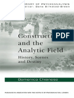 (The New Library of Psychoanalysis) Domenico Chianese - Constructions and The Analytic Field - History, Scenes and Destiny - Routledge (2007)