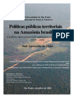 Políticas Territoriais para A Amazônia Legal 1970-2000