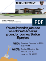 Lebanon Fire District Groundbreaking Invite