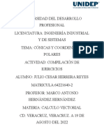 Compilación de Ejercicios Cónicas y Coordenadas Polares